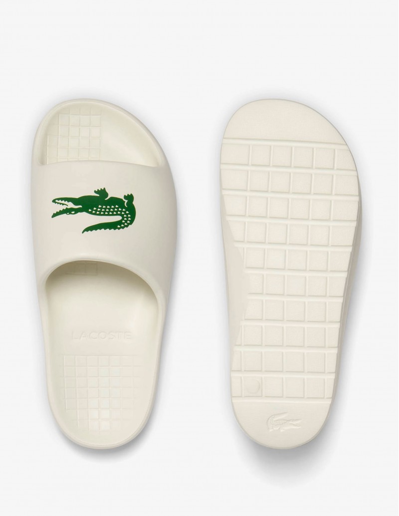 chanclas blancas cocodrilo