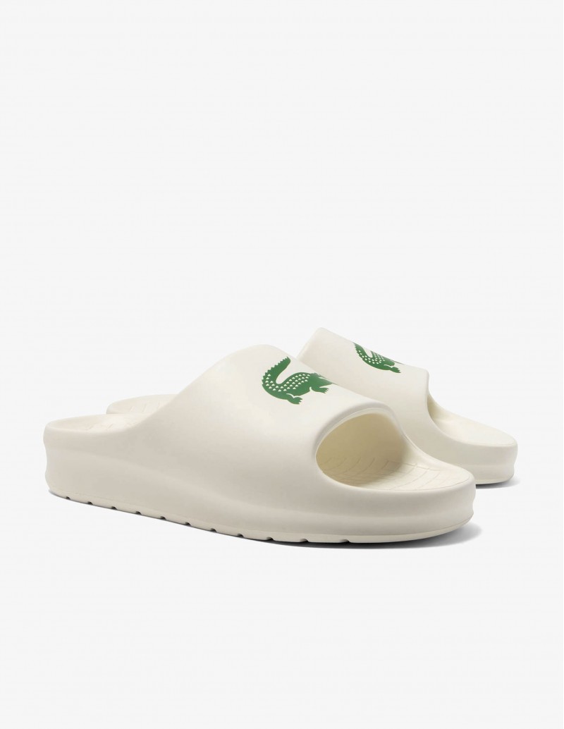 Chanclas Lacoste blancas hombre