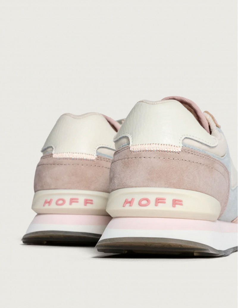 detalle logo sneakers hoff rosa