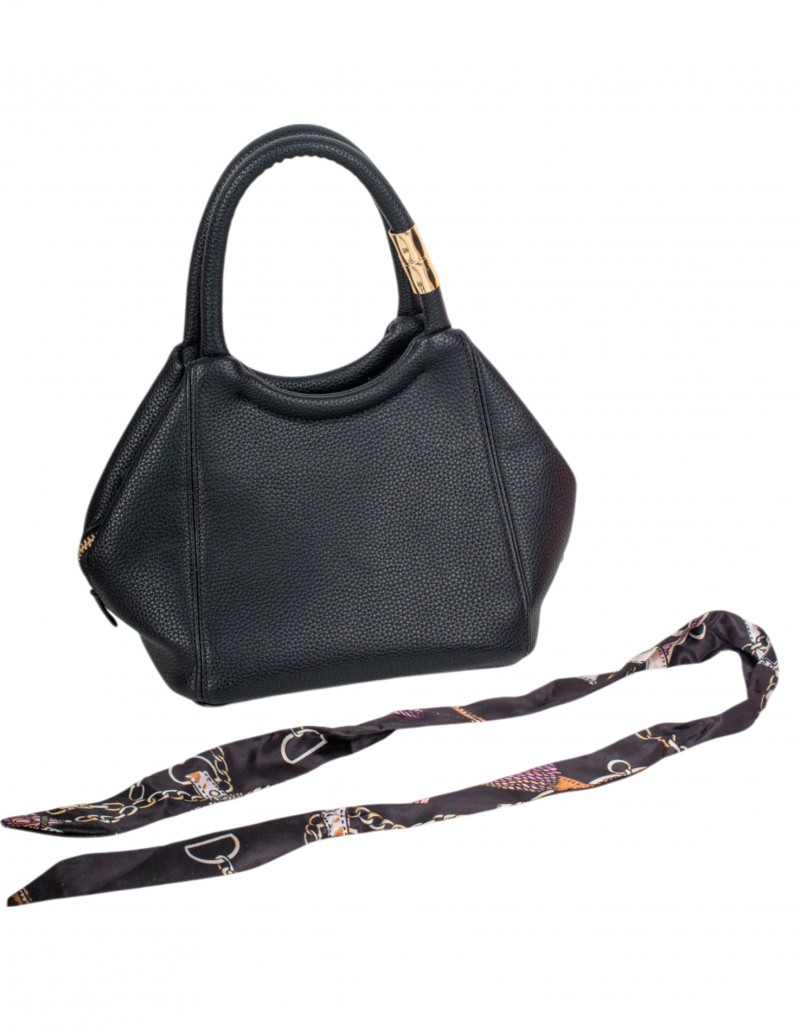 Bolso Bandolera Pañuelo Negro 2
