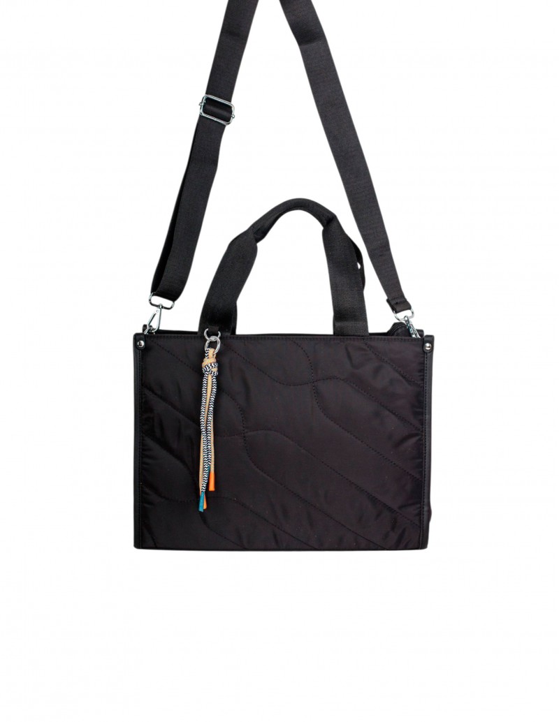 Bolso Tote Nylon Negro 2