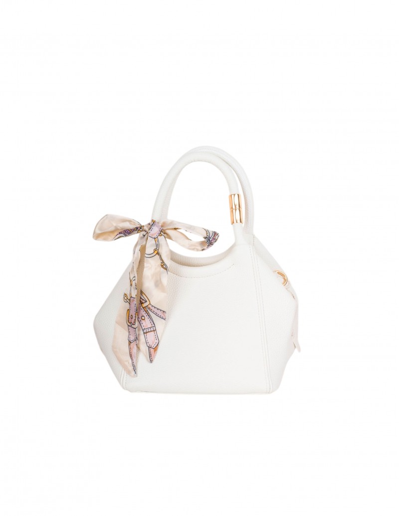 Bolso Bandolera Pañuelo Blanco