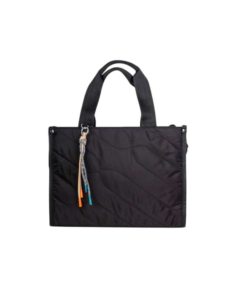 Bolso Tote Nylon Negro