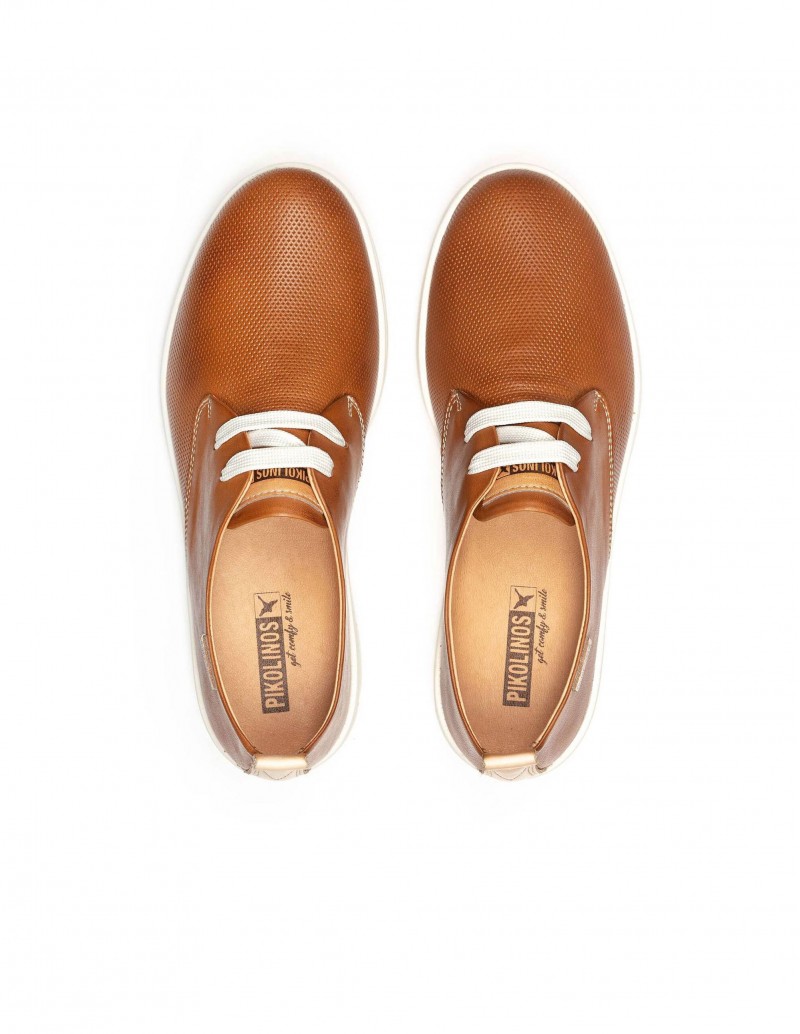 zapato plano cordones Pikolinos