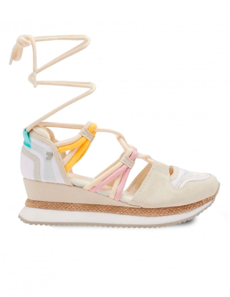 GIOSEPPO Sandalias Deportivas Cuña Beige