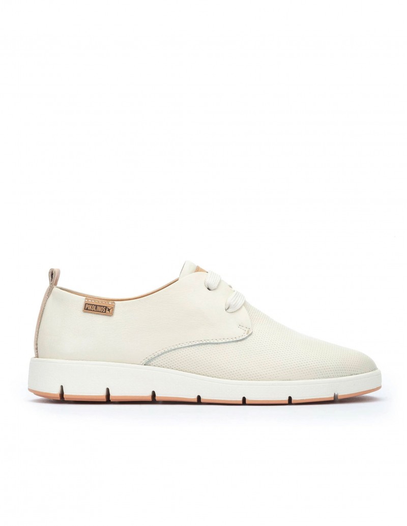 PIKOLINOS Zapato Plano Blanco Madrid