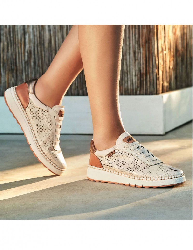 zapatillas mujer blanco roto
