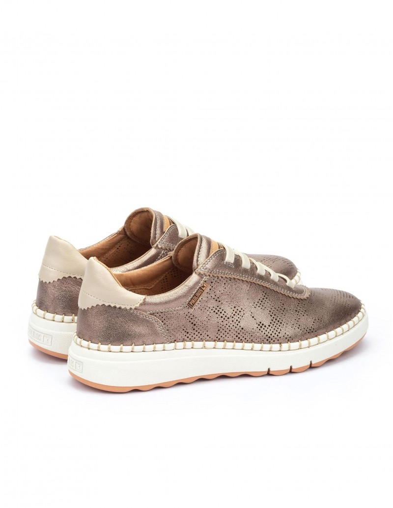 zapatillas bronce mujer