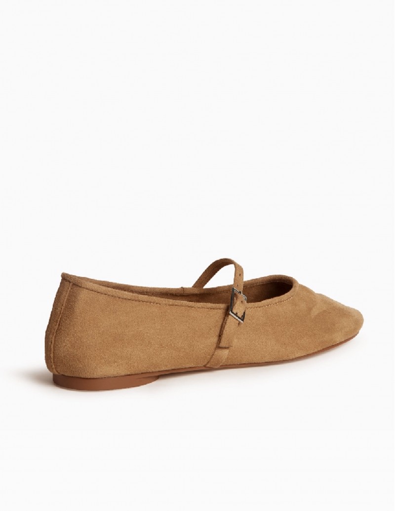 CORINA Bailarinas Mary Jane Camel