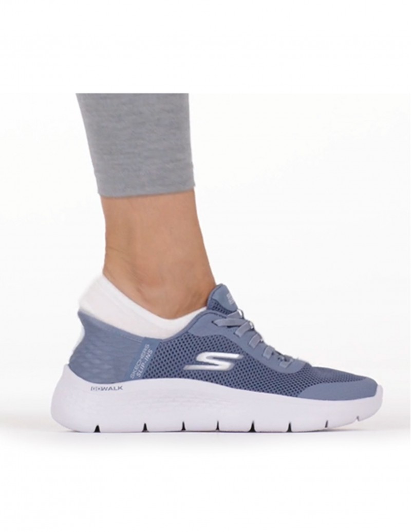 deportivas skechers slip ins azules