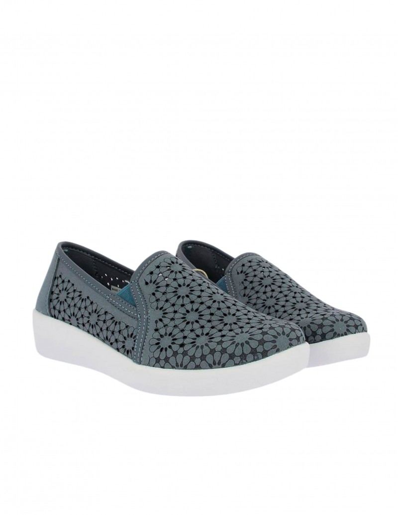 DOCTOR CUTILLAS Zapato Plano Verano Azul 2