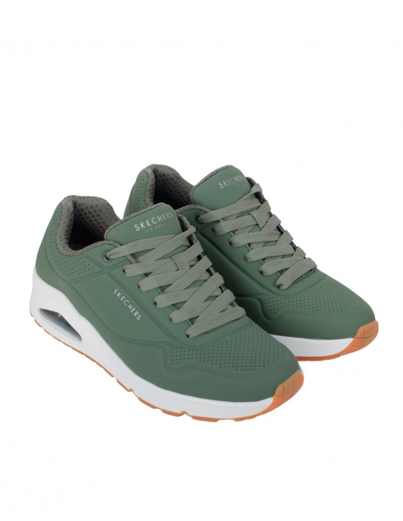 SKECHERS Uno - Stand On Air Verde Caqui 2