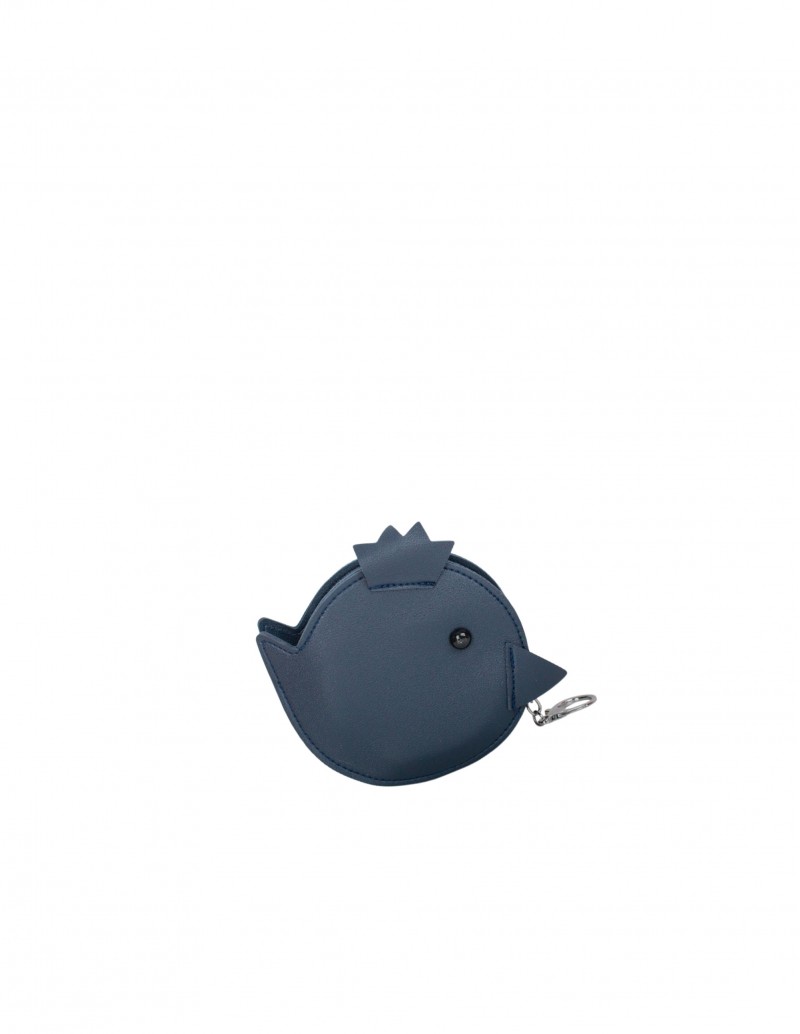 Monedero Pollito Azul Marino