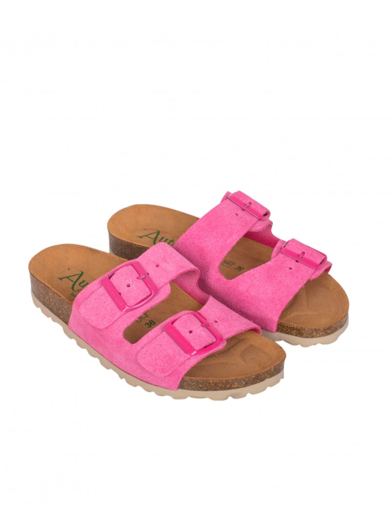 AUTENTI Sandalia Bio Serraje Fucsia 2