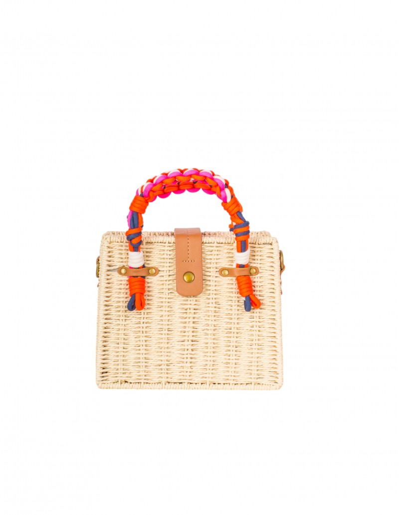 Bolso Rafia Asas Multicolor