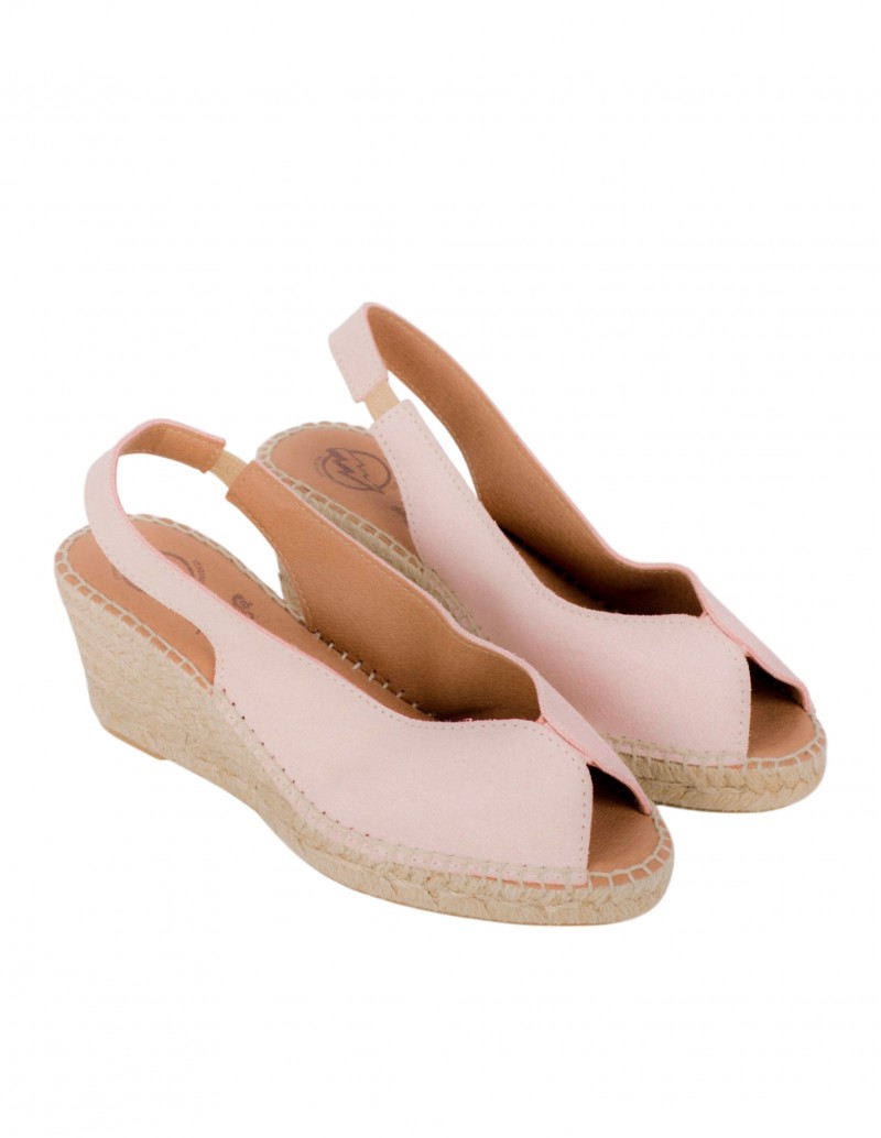 Alpargata Peep Toe Rosa Empolvado PERA LIMONERA 2