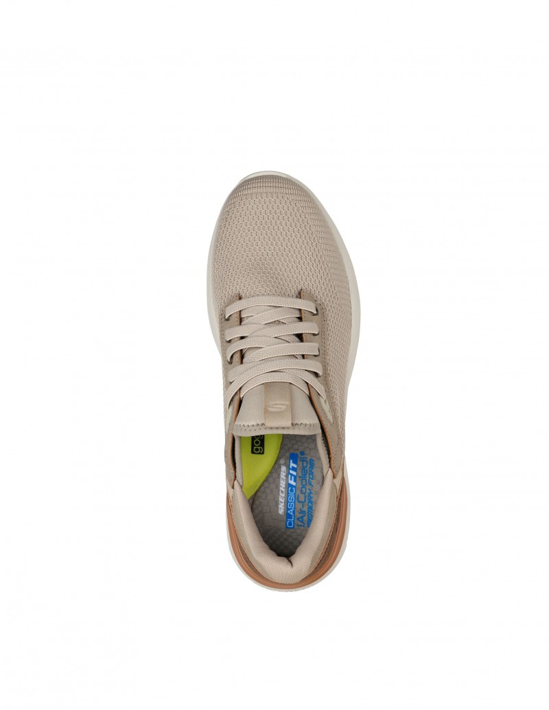 zapatilla beige lattimore skechers
