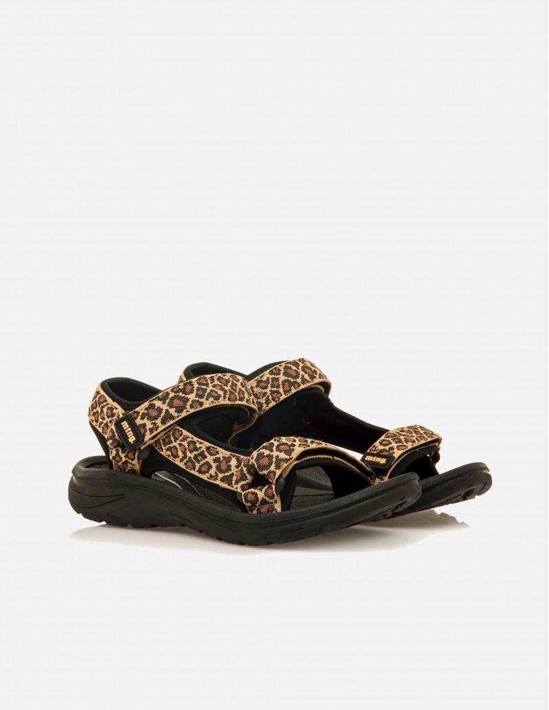 sandalia mustang leopardo