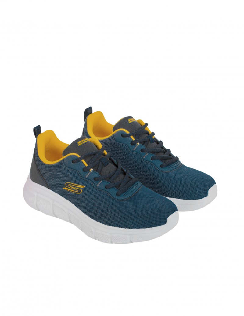 deportivas bobs sport b flex icy edge color azul