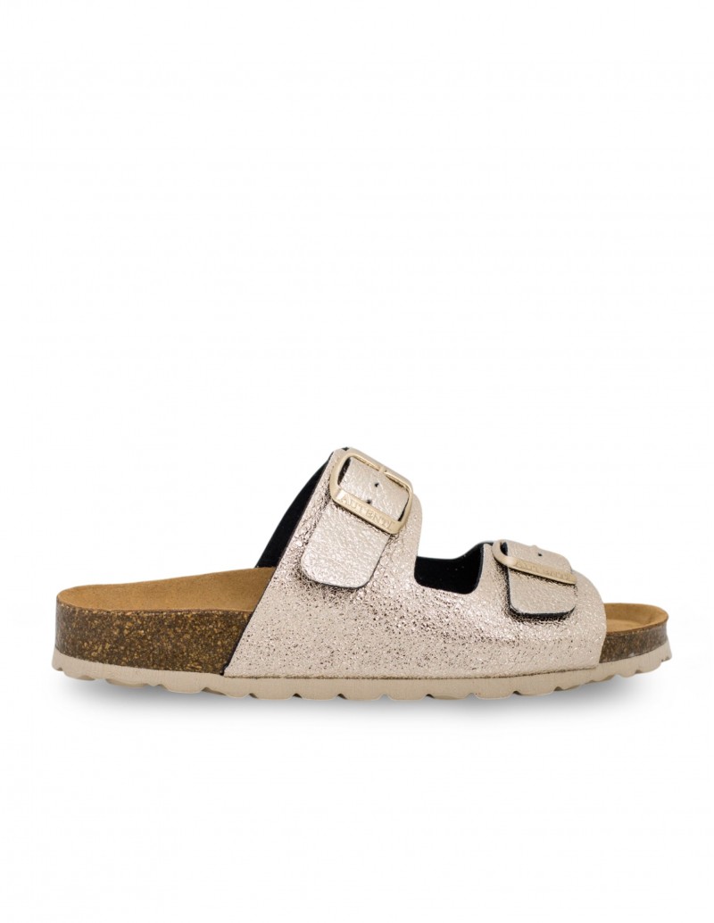 AUTENTI Sandalia Bio Piel Oro