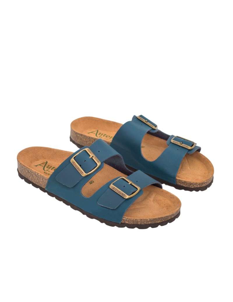 sandalia azul para hombre