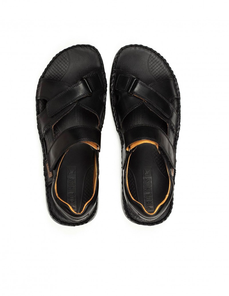sandalia negra pikolinos