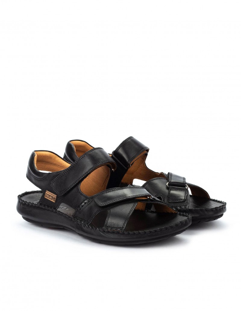 Sandalia Trifa Negro Velcro