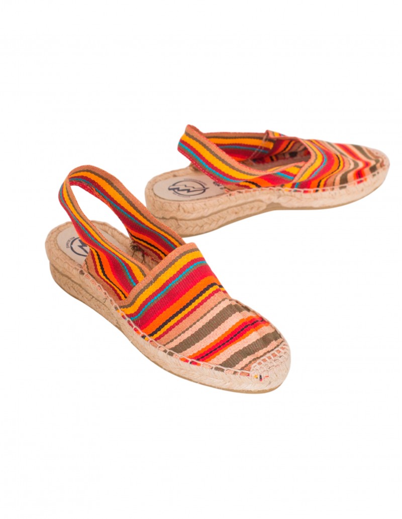 alpargata artesanal multicolor