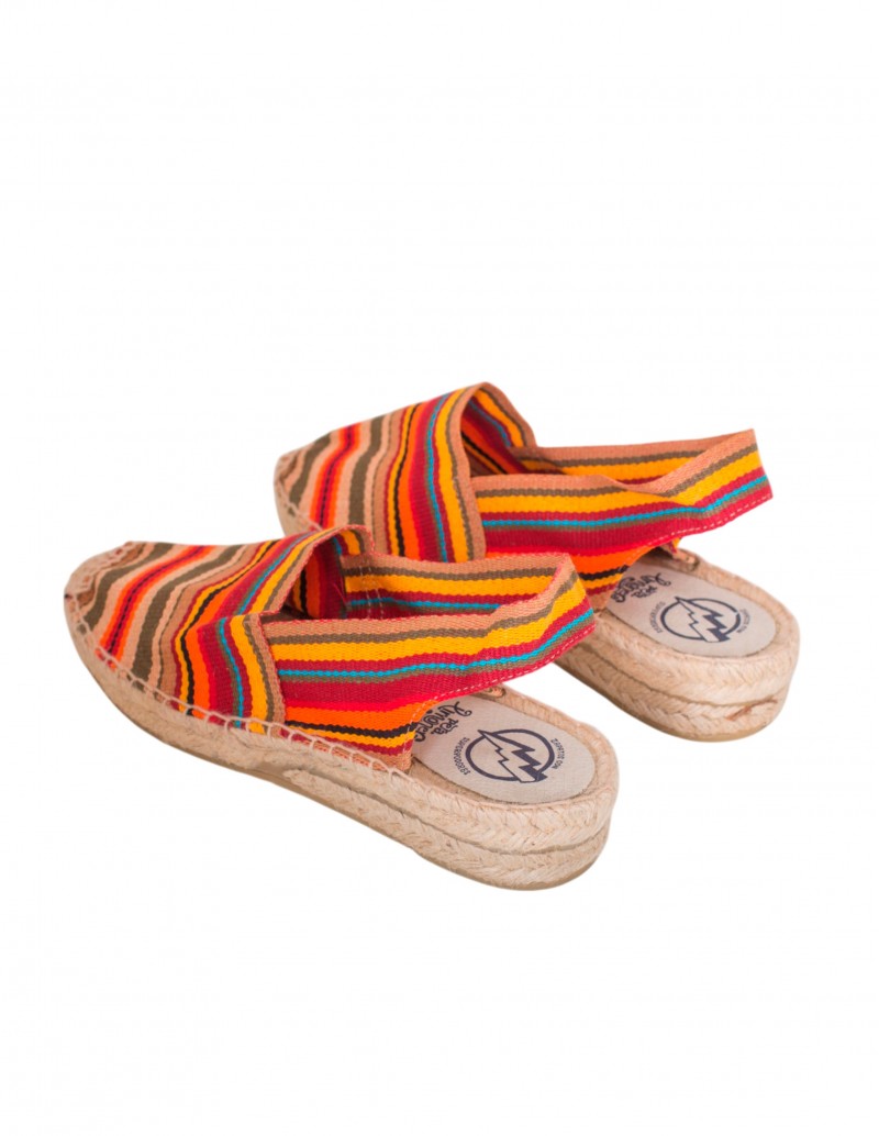 alpargatas rayas multicolor