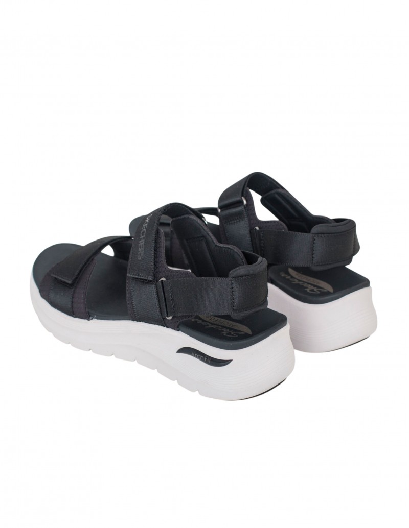 sandalias deportivas skechers negro