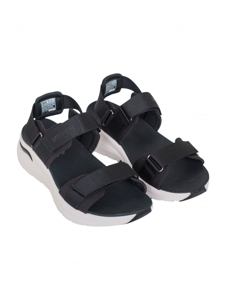 sandalia skechers arch fit negro