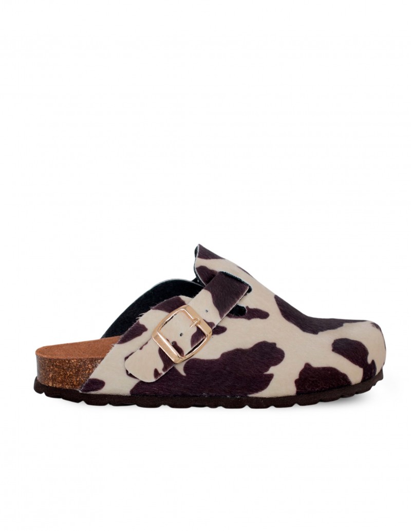 AUTENTI Zueco Estampado Vaca
