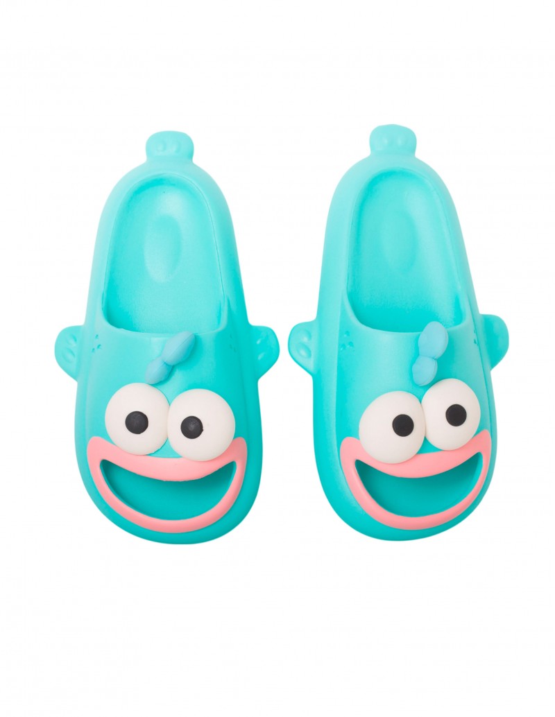 chancla pirañas azul turquesa