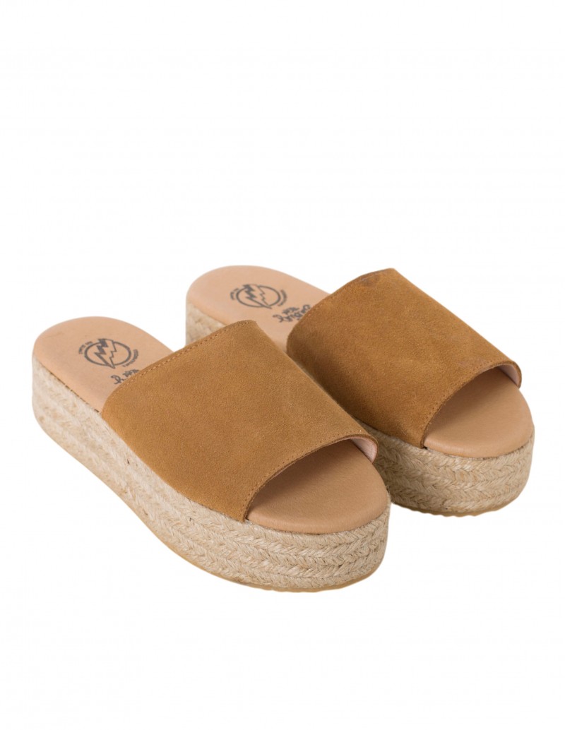 Sandalia Yute Serraje Camel 2