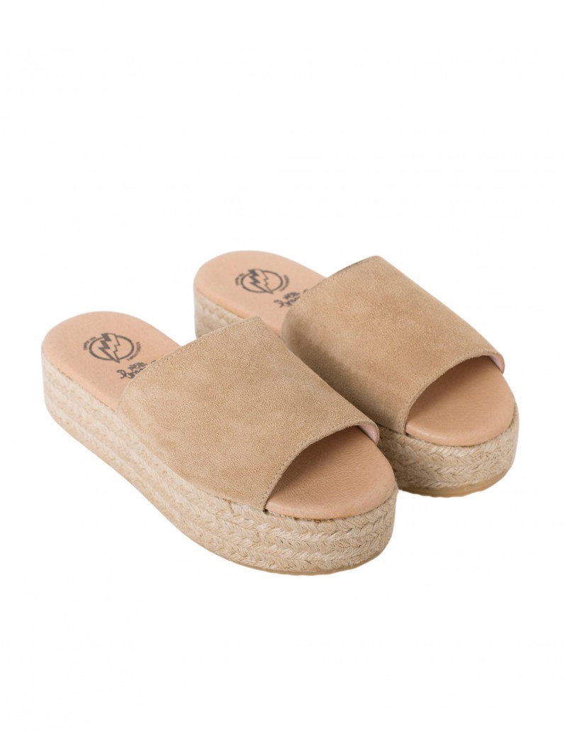 Sandalia Yute Serraje Beige 2