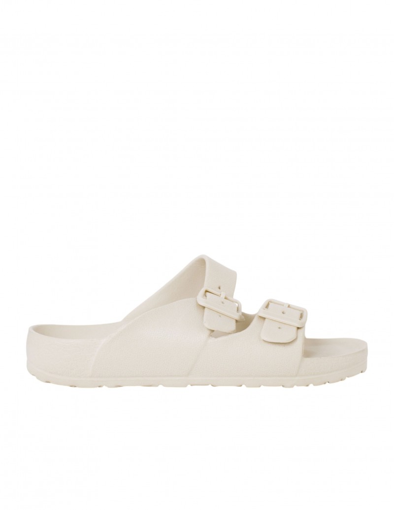 Chancla Hebillas Beige