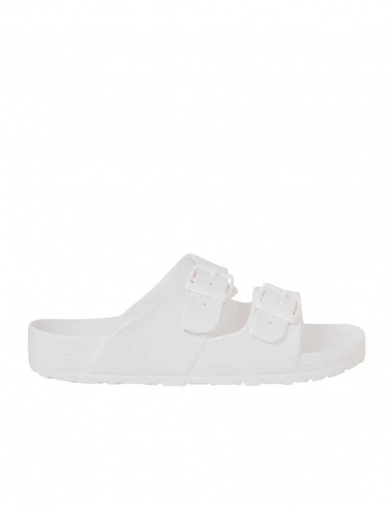 Chancla Hebillas Blanco