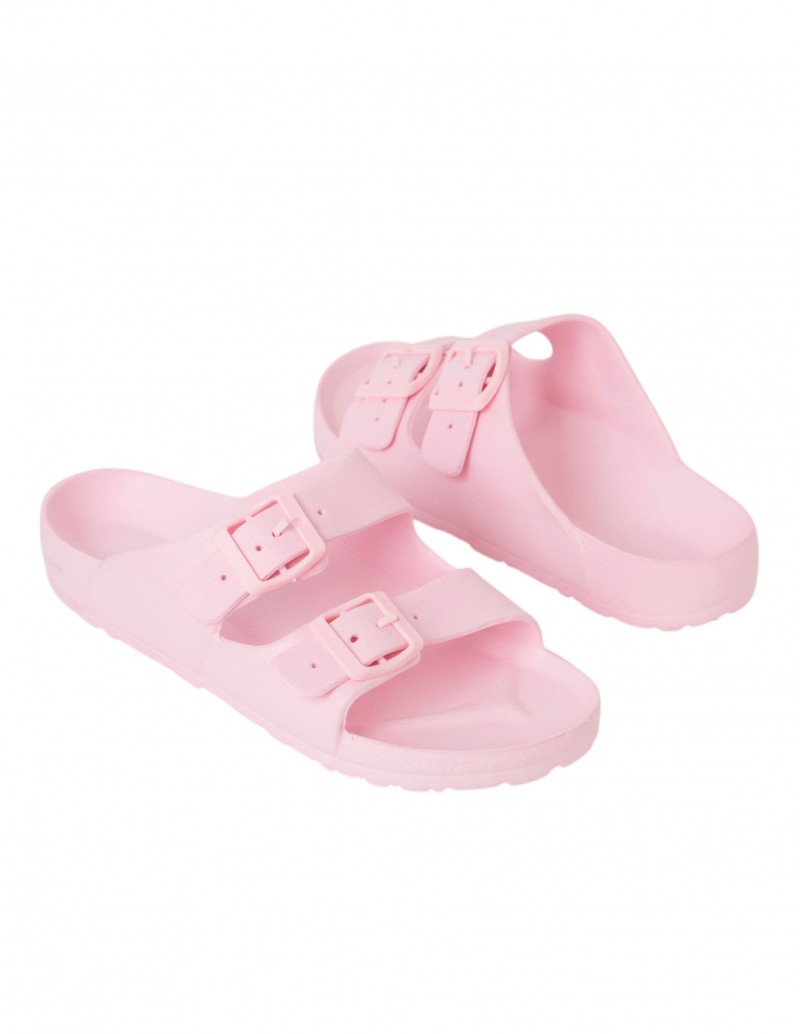 Chancla Hebillas Rosa 2