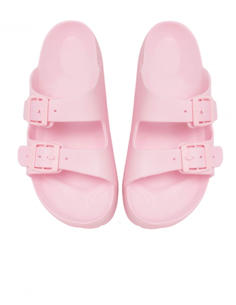 chanclas con hebillas mujer