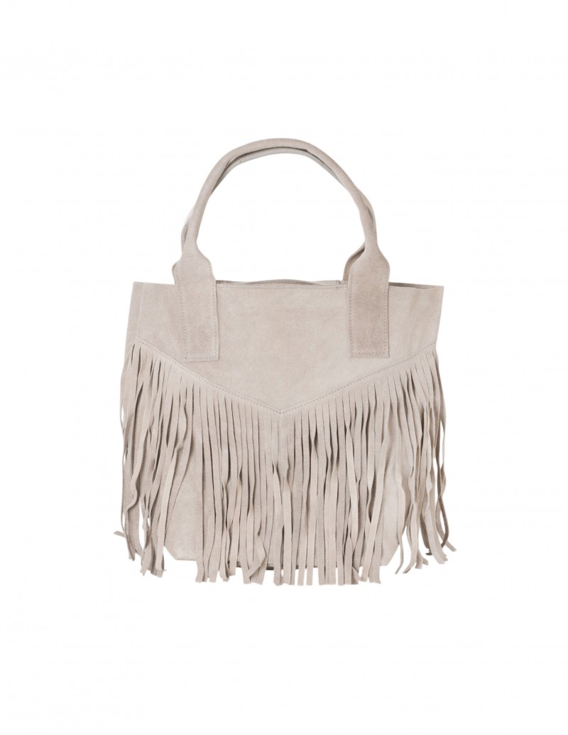 Bolso Shopper Flecos Taupe
