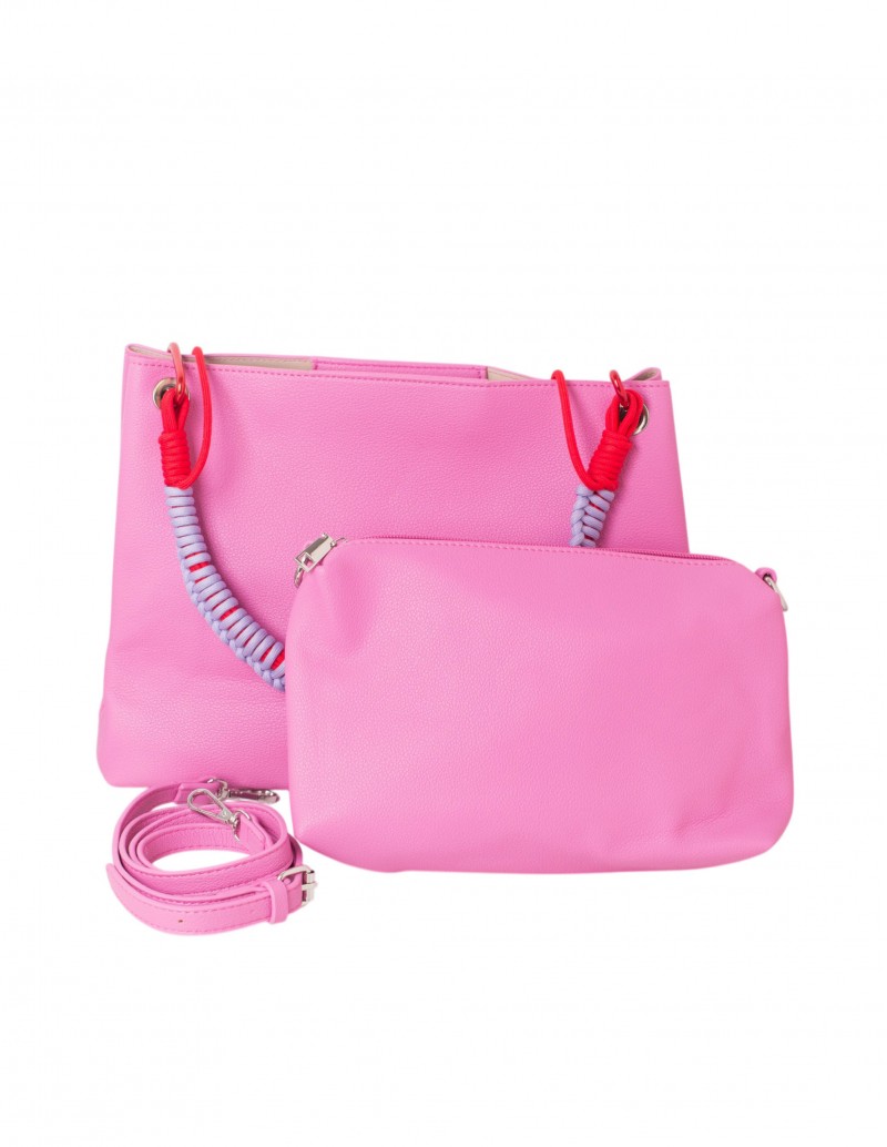 bolso shopper fucsia 2