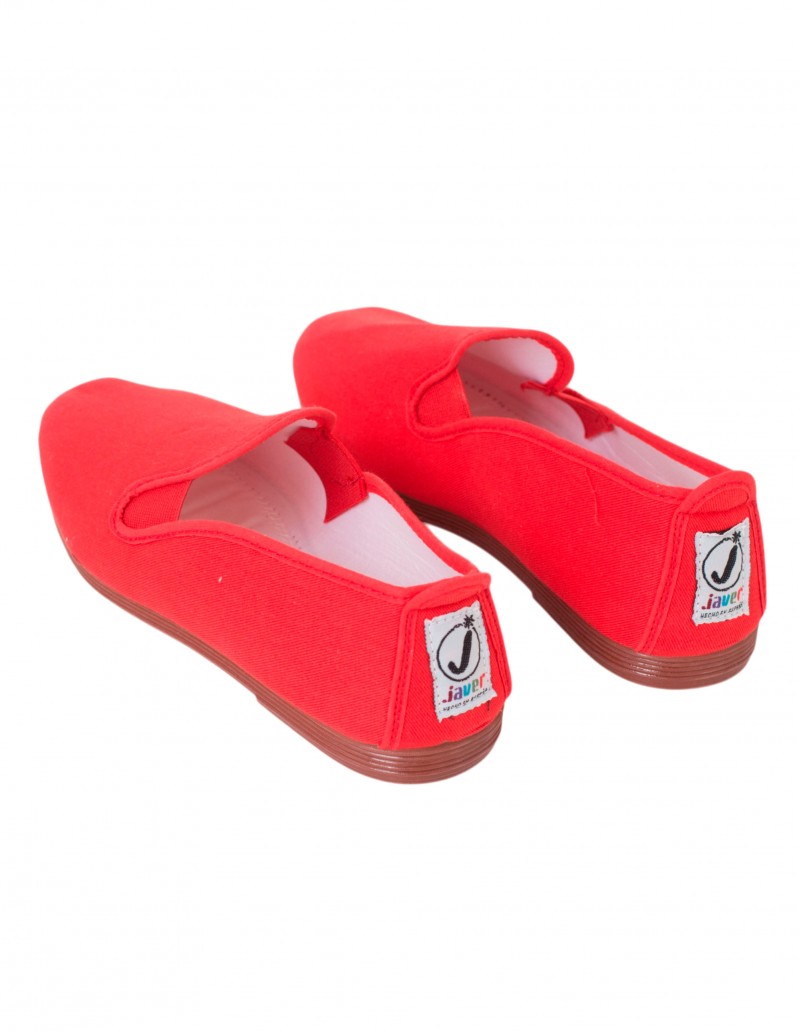 camping rojo mujer