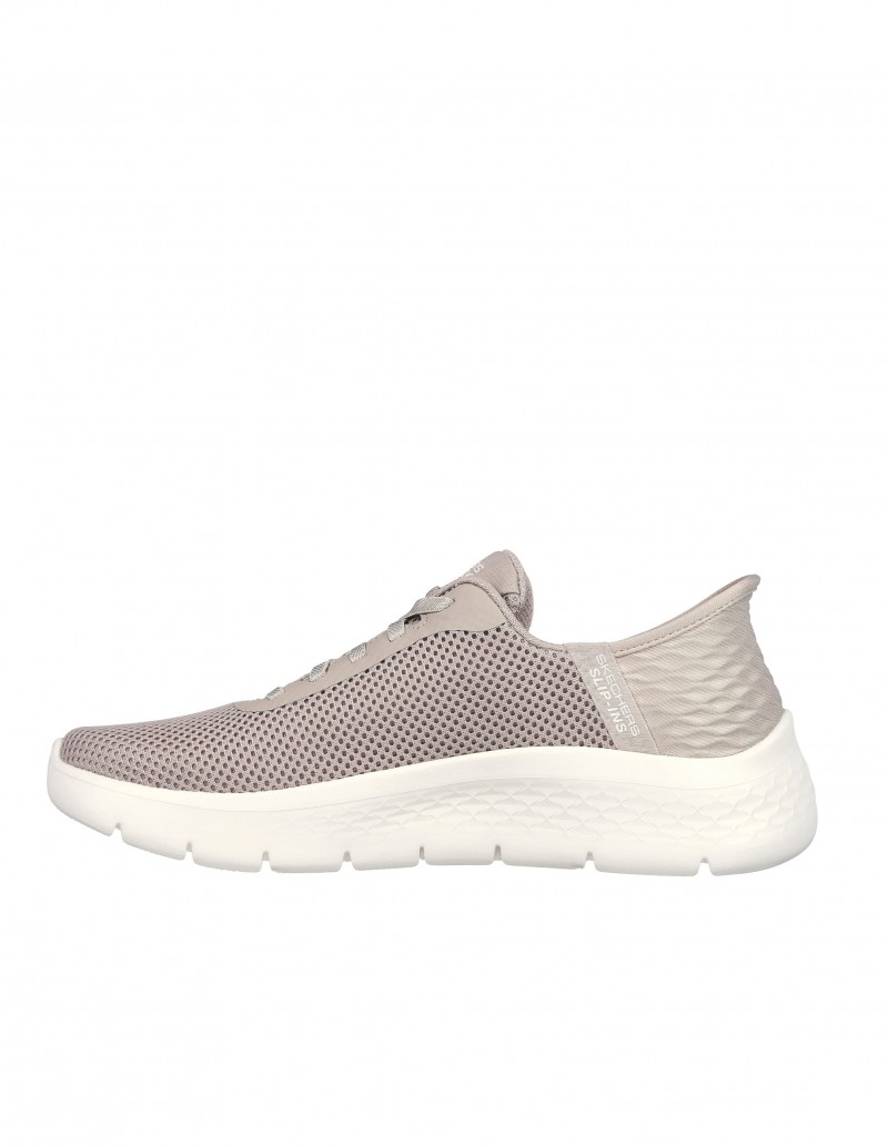 zapatillas taupe sin cordones