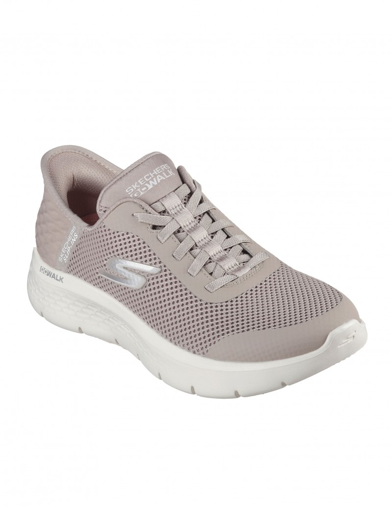 skechers slip ins taupe