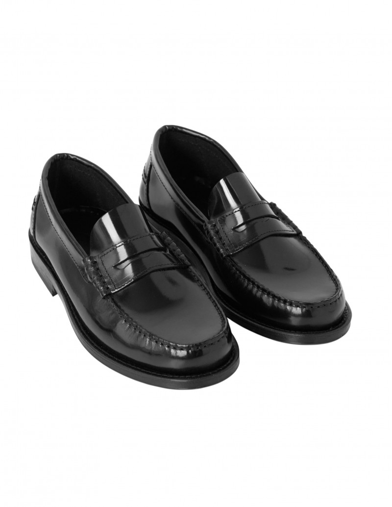 Mocasín Antifaz Piel Negro... 2