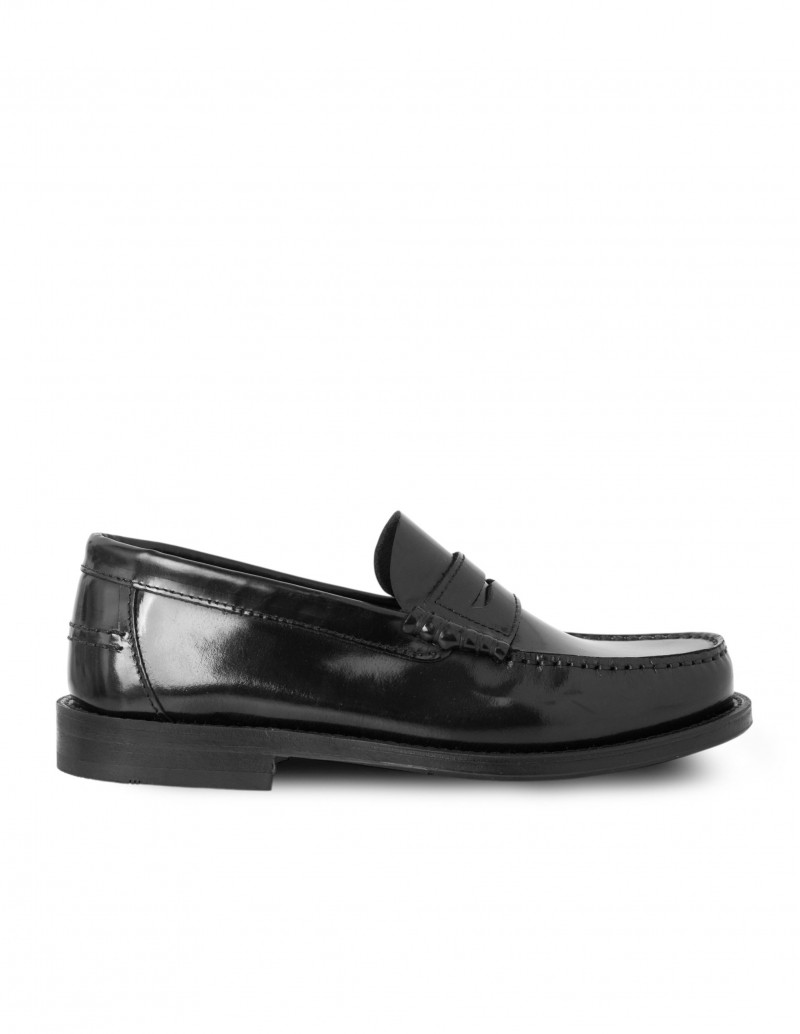 Mocasín Antifaz Piel Negro...