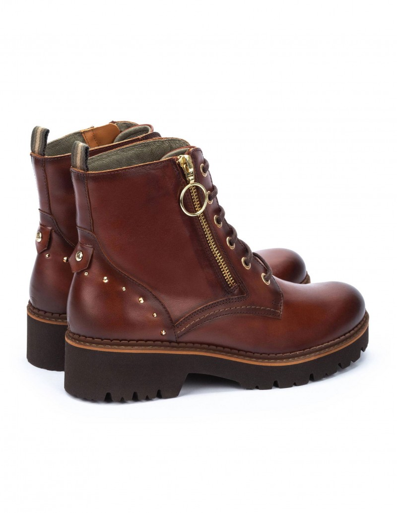 botas militares pikolinos marrones