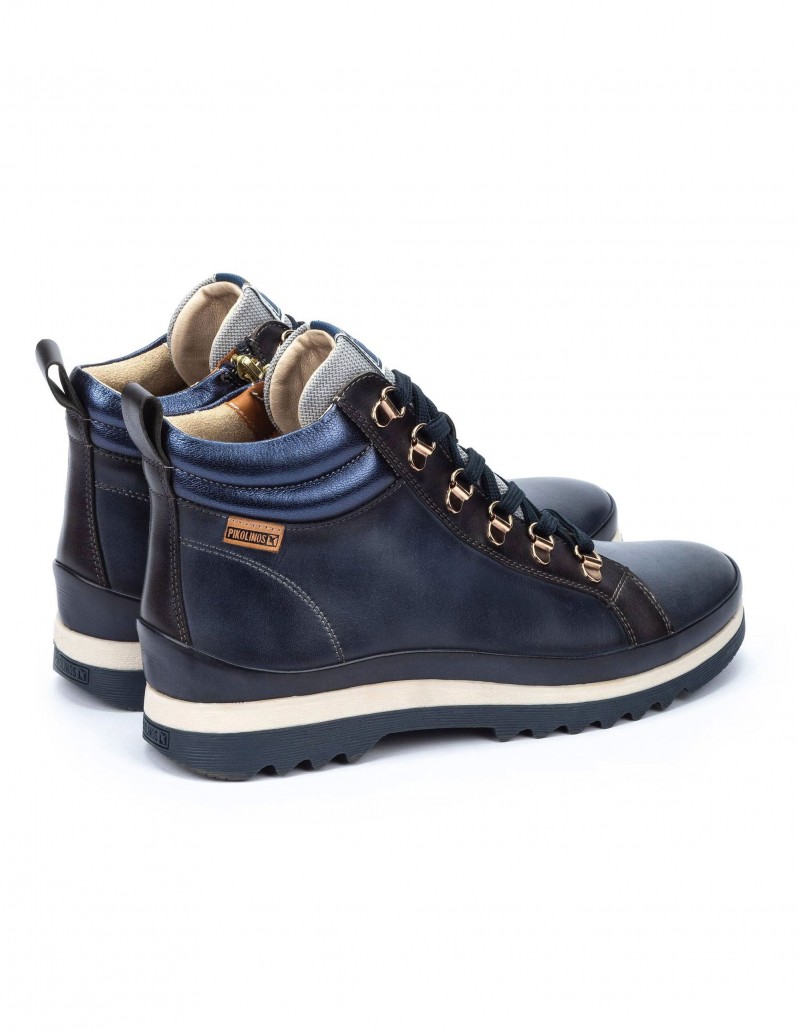 botines Vigo pikolinos azul marino