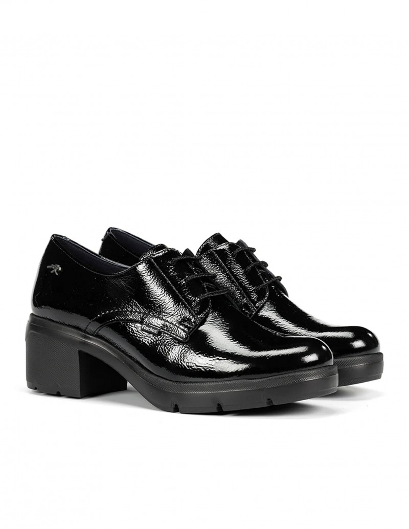 Blucher de tacón F2242 Negro