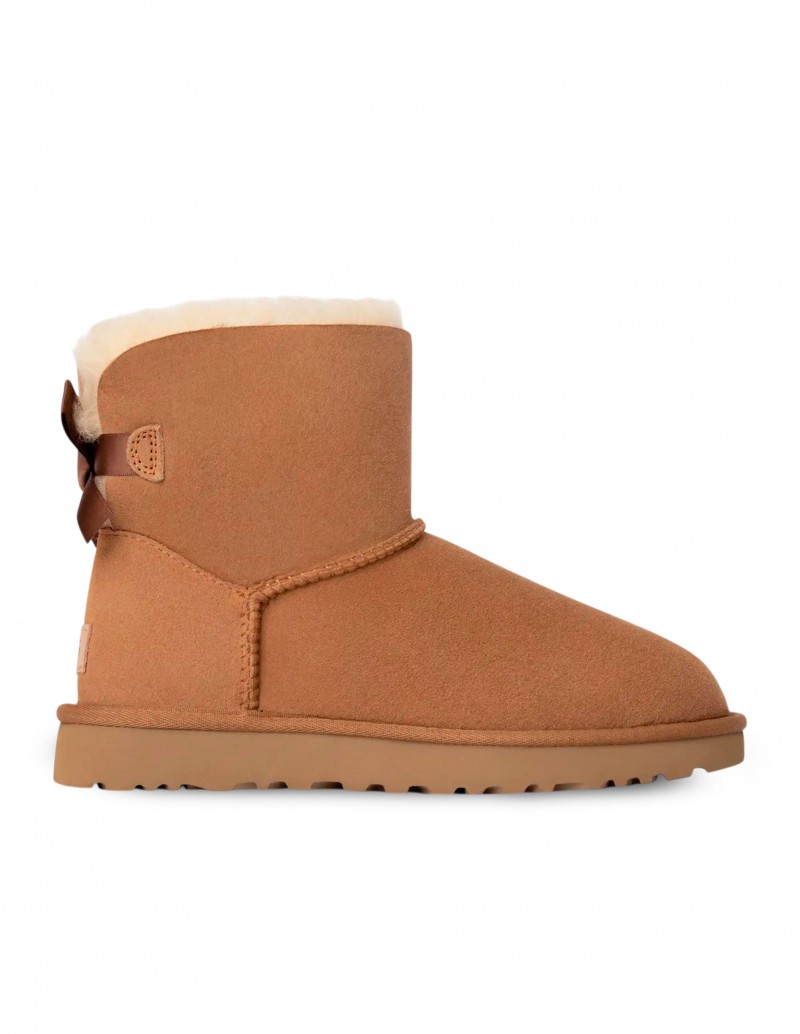 UGG Botas Mini Bailey Bow II Cuero